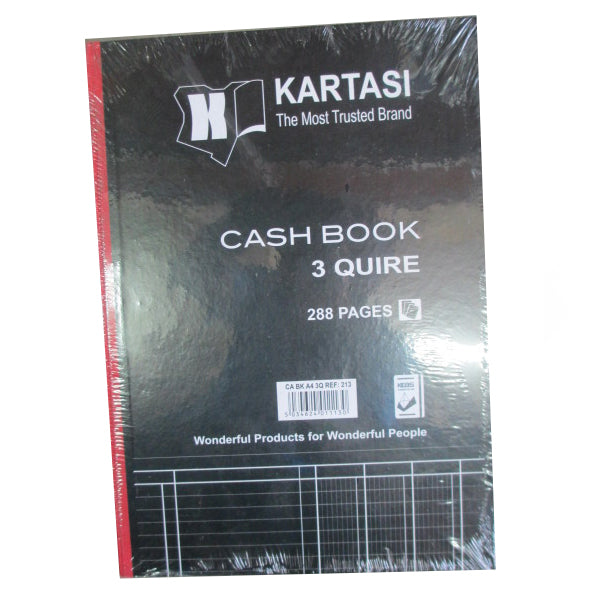 Cash Book Kartasi 3 Quire