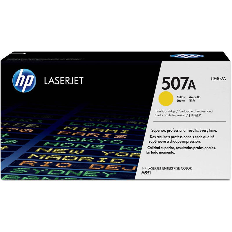 Toner HP 507A Yellow