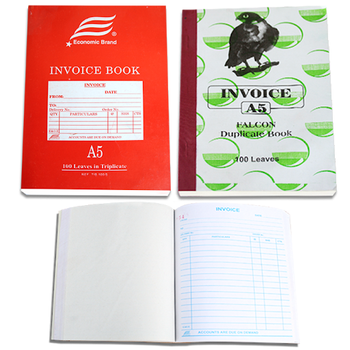 Duplicate Book Invoice Falcon A5