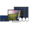 NIWA 24" TV + ENERGY 50W TV, & LIGHTING HOME SOLAR SYSTEM